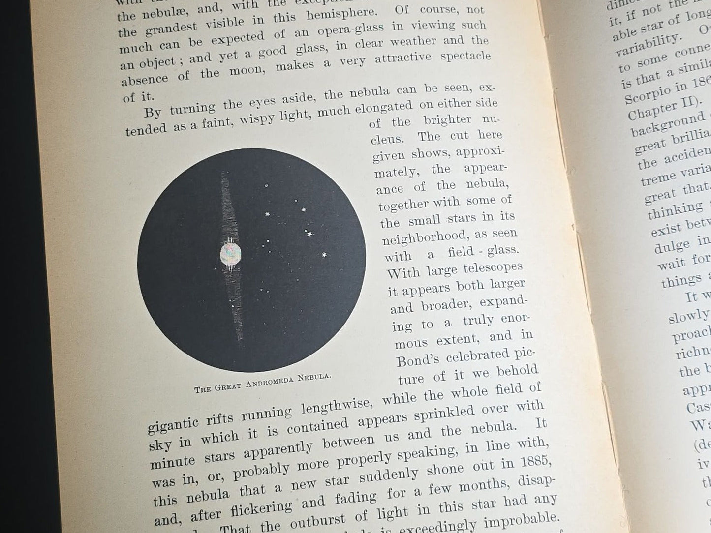 "Astronomy with an Opera-Glass" Antique Astronomy Book by Garrett P. Serviss, Eighth Edition with Appendix, Published by D. Appleton and Company, New York, 1910