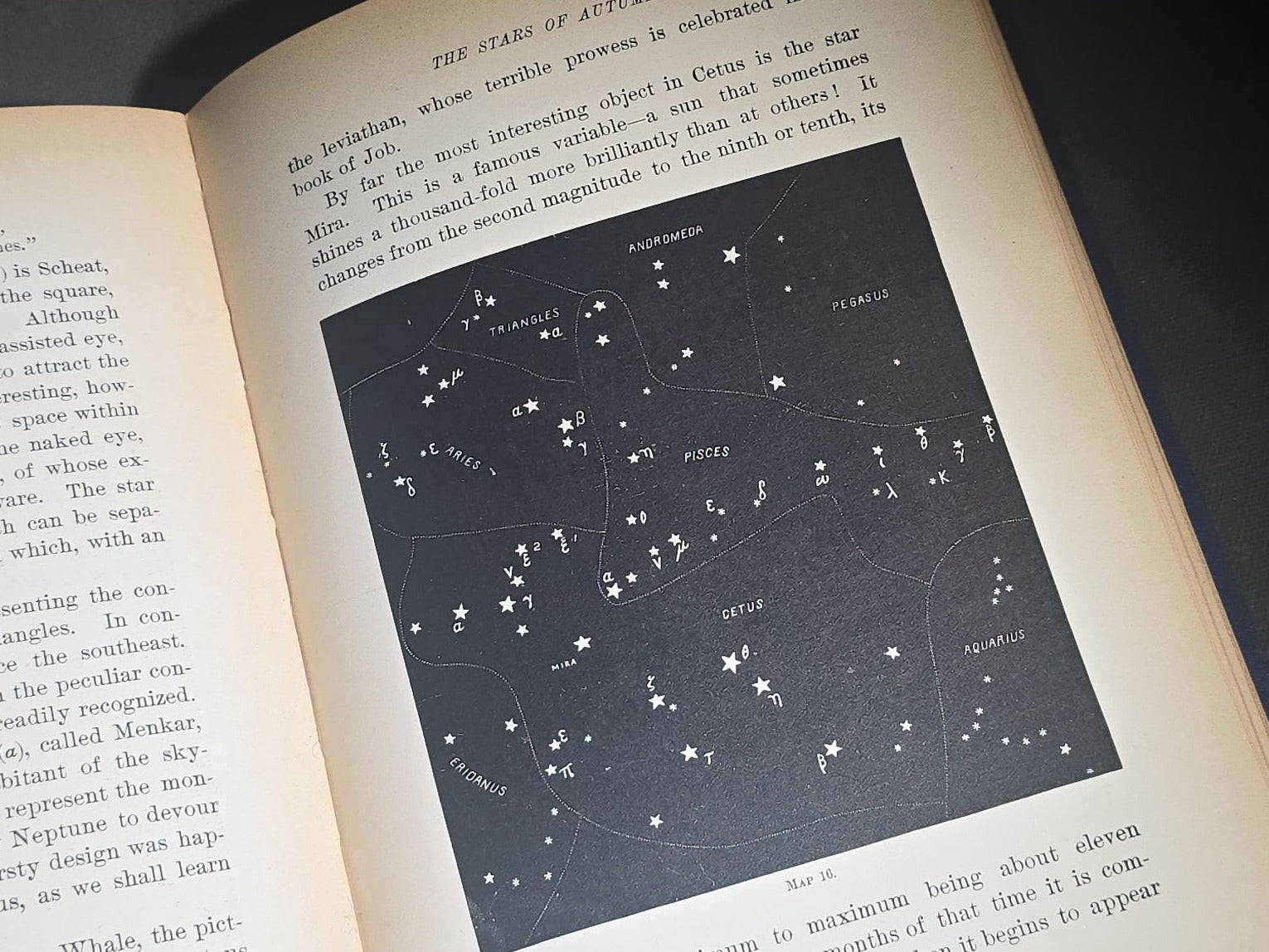 "Astronomy with an Opera-Glass" Antique Astronomy Book by Garrett P. Serviss, Eighth Edition with Appendix, Published by D. Appleton and Company, New York, 1910