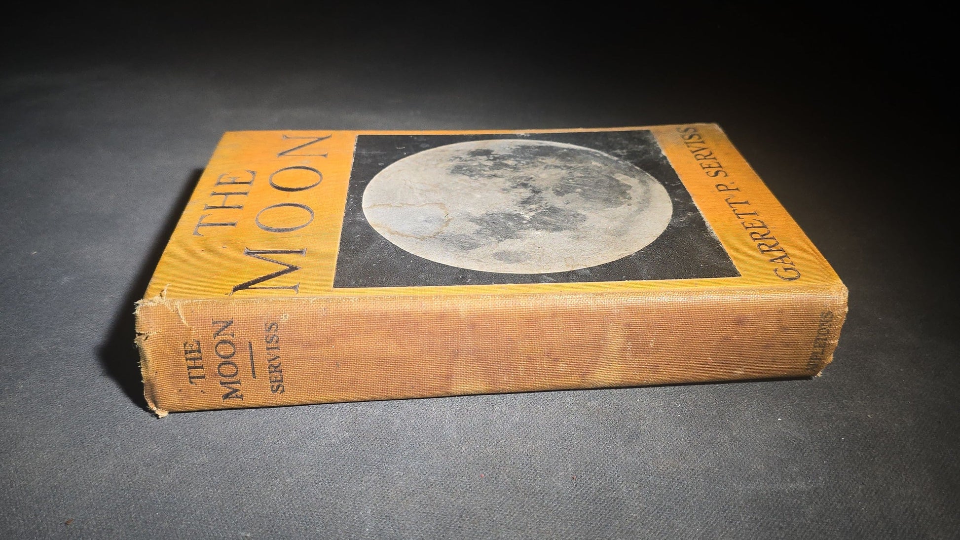 "The Moon: A Popular Treatise" Antique Astronomy Book by Garrett P. Serviss, Published by D. Appleton and Company, New York, 1907, with Laid-In Star Finder Advertisements
