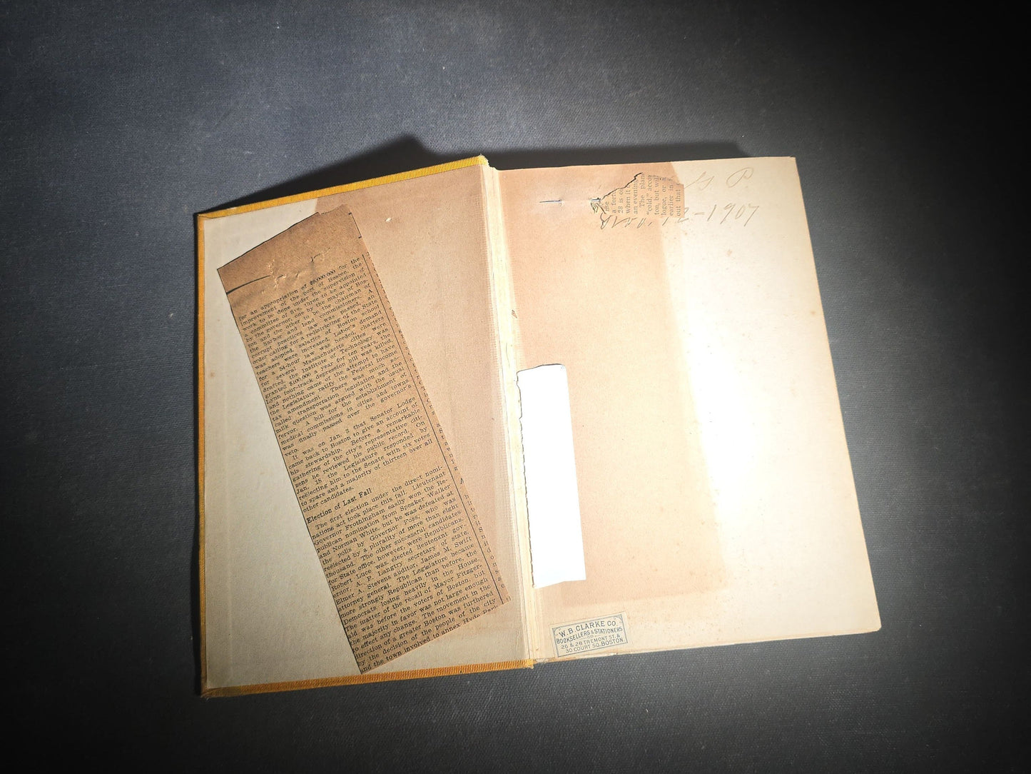 "The Moon: A Popular Treatise" Antique Astronomy Book by Garrett P. Serviss, Published by D. Appleton and Company, New York, 1907, with Laid-In Star Finder Advertisements
