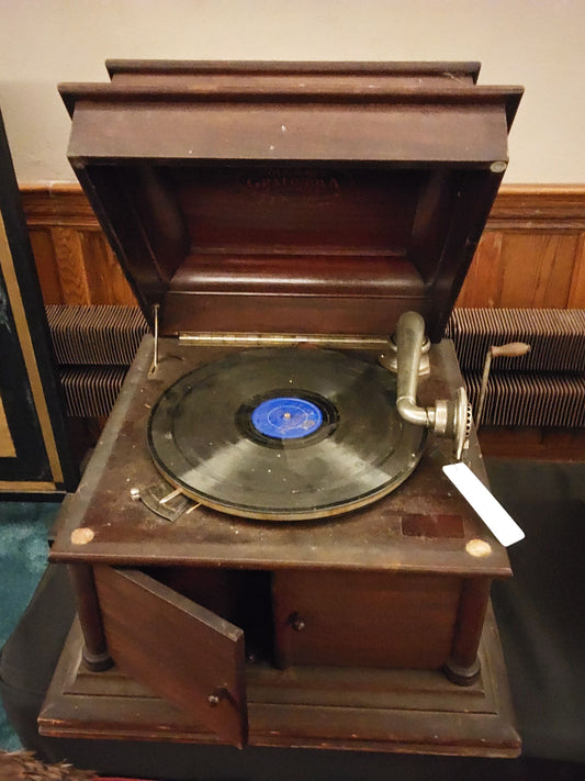 Antique Columbia Grafonola Favorite Tabletop Phonograph