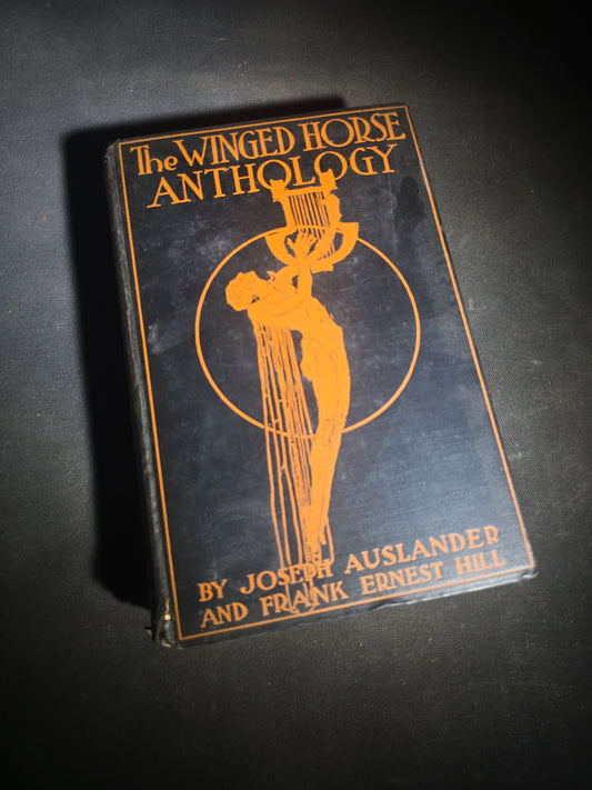 "The Winged Horse Anthology" Vintage Poetry Anthology by Joseph Auslander and Frank Ernest Hill, with Decorations by Paul Honore, First Edition, Published by Doubleday, Doran & Company, Garden City, New York, 1929