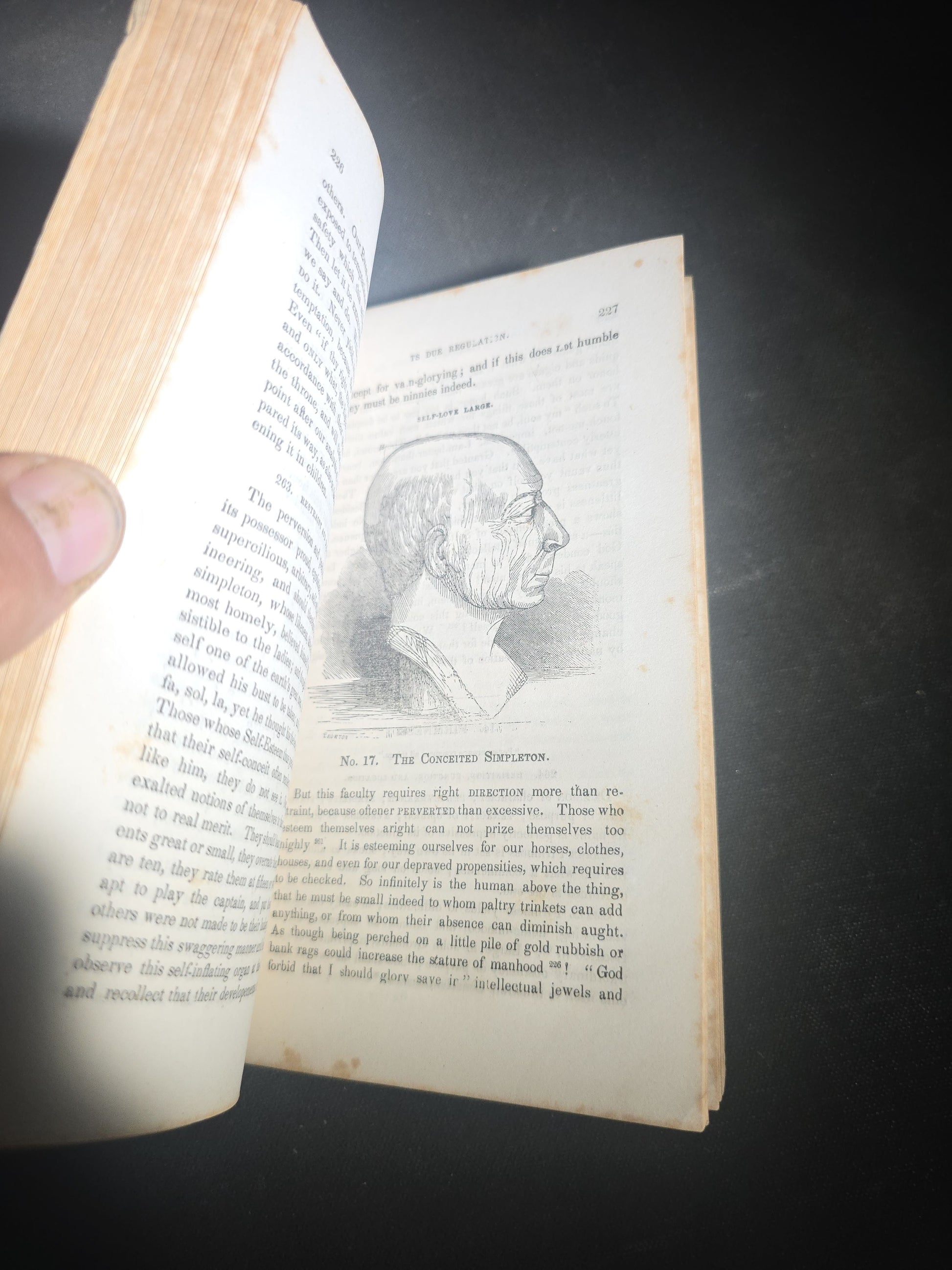 "Self-Culture, and Perfection of Character Including the Management of Youth" Antique Illustrated Phrenology Book by O. S. Fowler, Published by Fowlers and Wells, New York, 1852