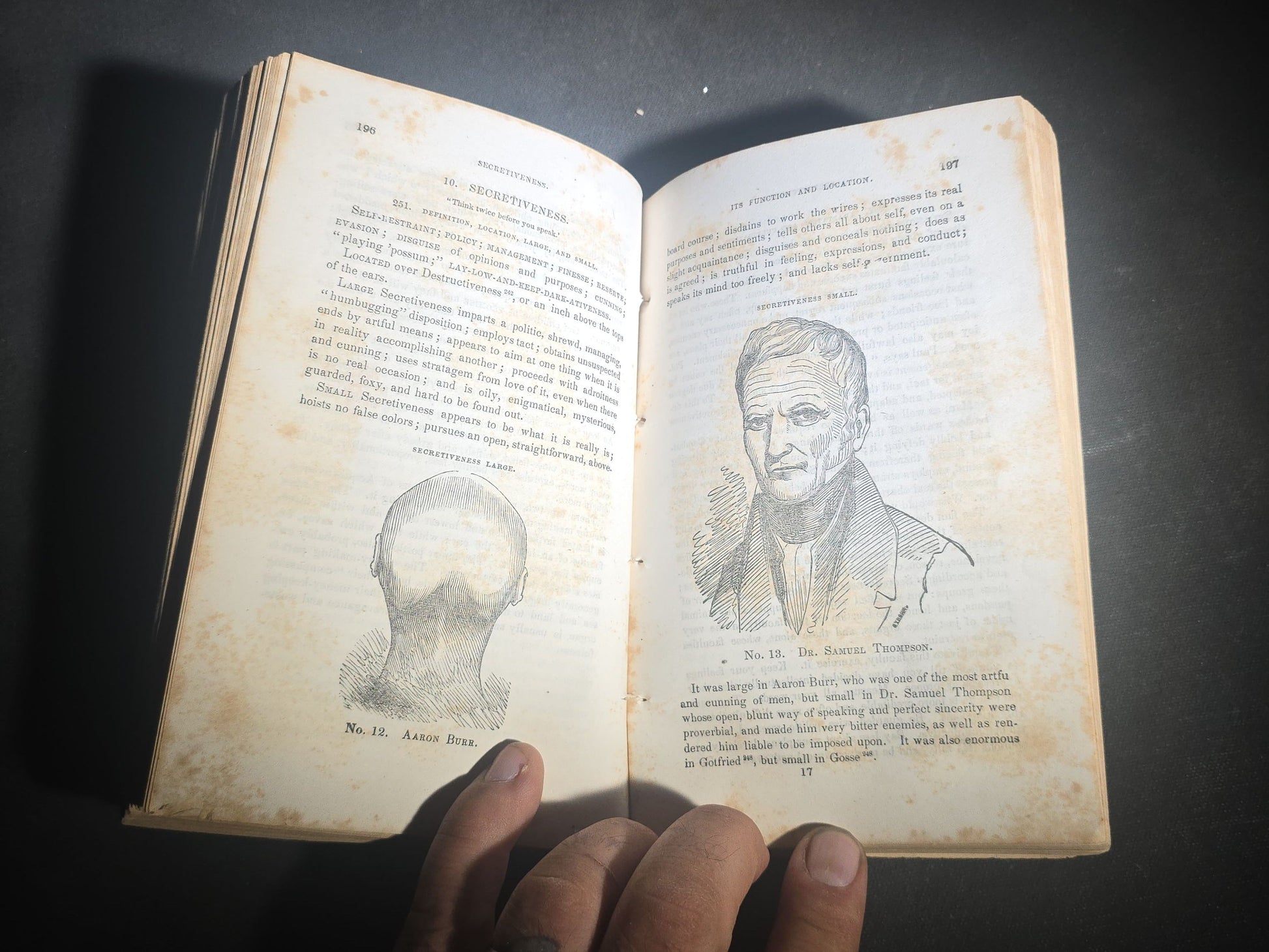 "Self-Culture, and Perfection of Character Including the Management of Youth" Antique Illustrated Phrenology Book by O. S. Fowler, Published by Fowlers and Wells, New York, 1852