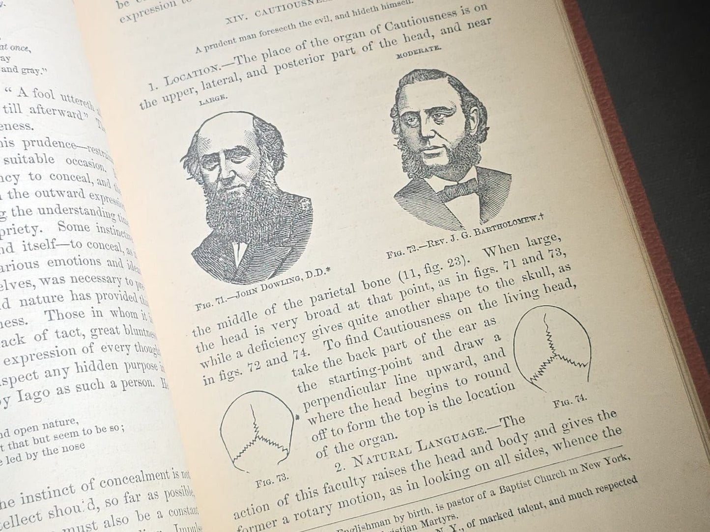 "How to Read Character" Antique Illustrated Phrenology and Physiognomy Handbook, Published by S. R. Wells & Company, New York, 1877
