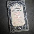 Lot 044 - "Comic Epitaphs from the Very Best Old Graveyards" Vintage Illustrated Humor Book, Illustrated by Henry R. Martin, Published by Peter Pauper Press, Mount Vernon, New York, 1957
