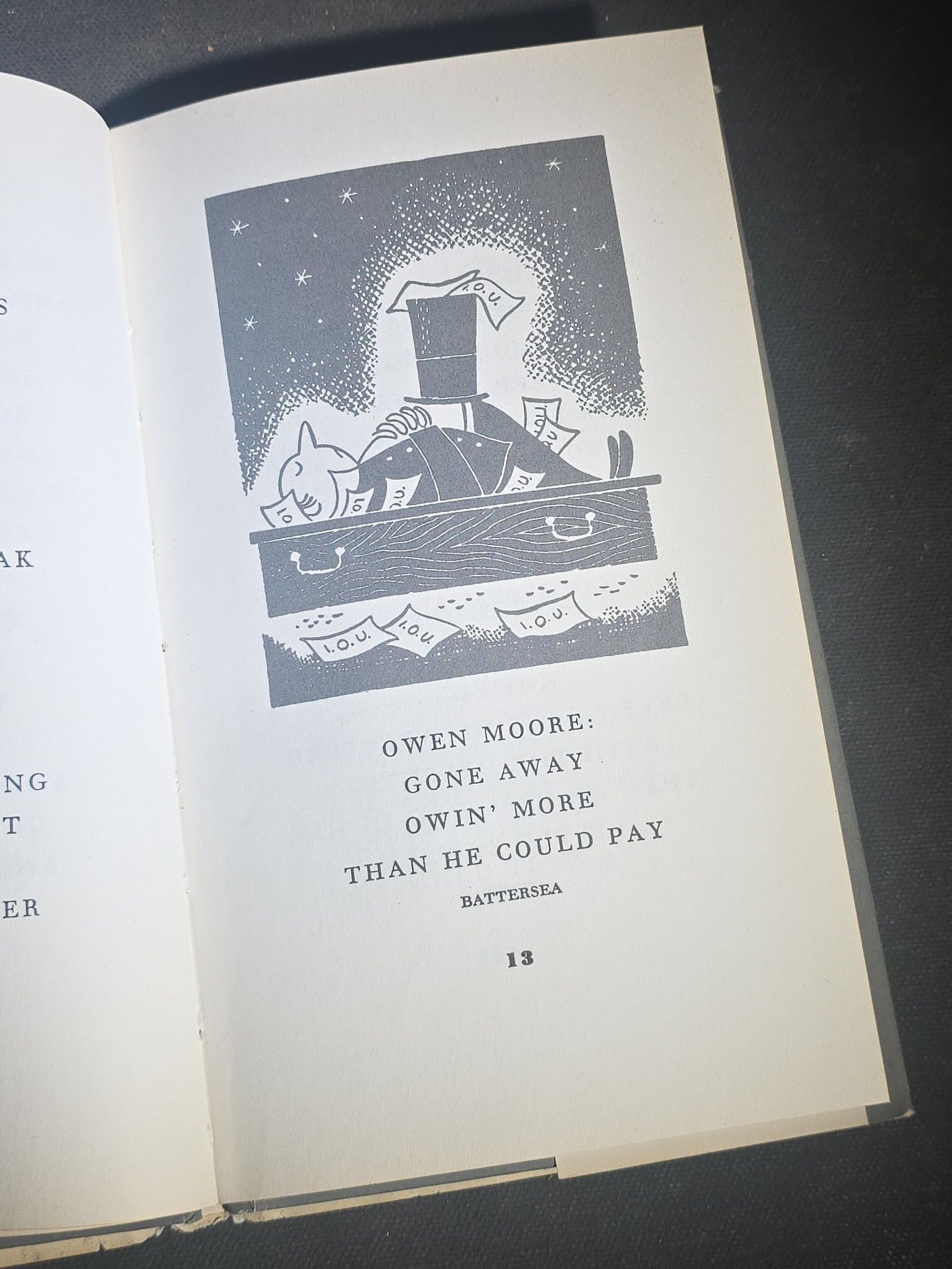 "Comic Epitaphs from the Very Best Old Graveyards" Vintage Illustrated Humor Book, Illustrated by Henry R. Martin, Published by Peter Pauper Press, Mount Vernon, New York, 1957