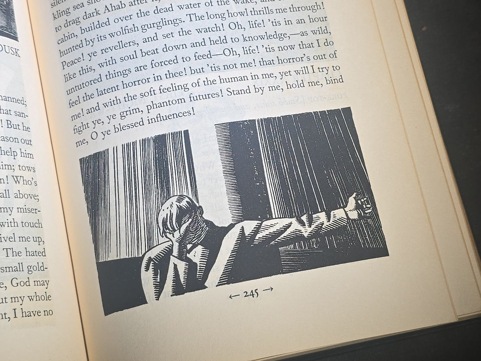 "Moby Dick or The Whale" Vintage Illustrated Novel by Herman Melville, Illustrated by Rockwell Kent, Published by Random House, New York, 1930