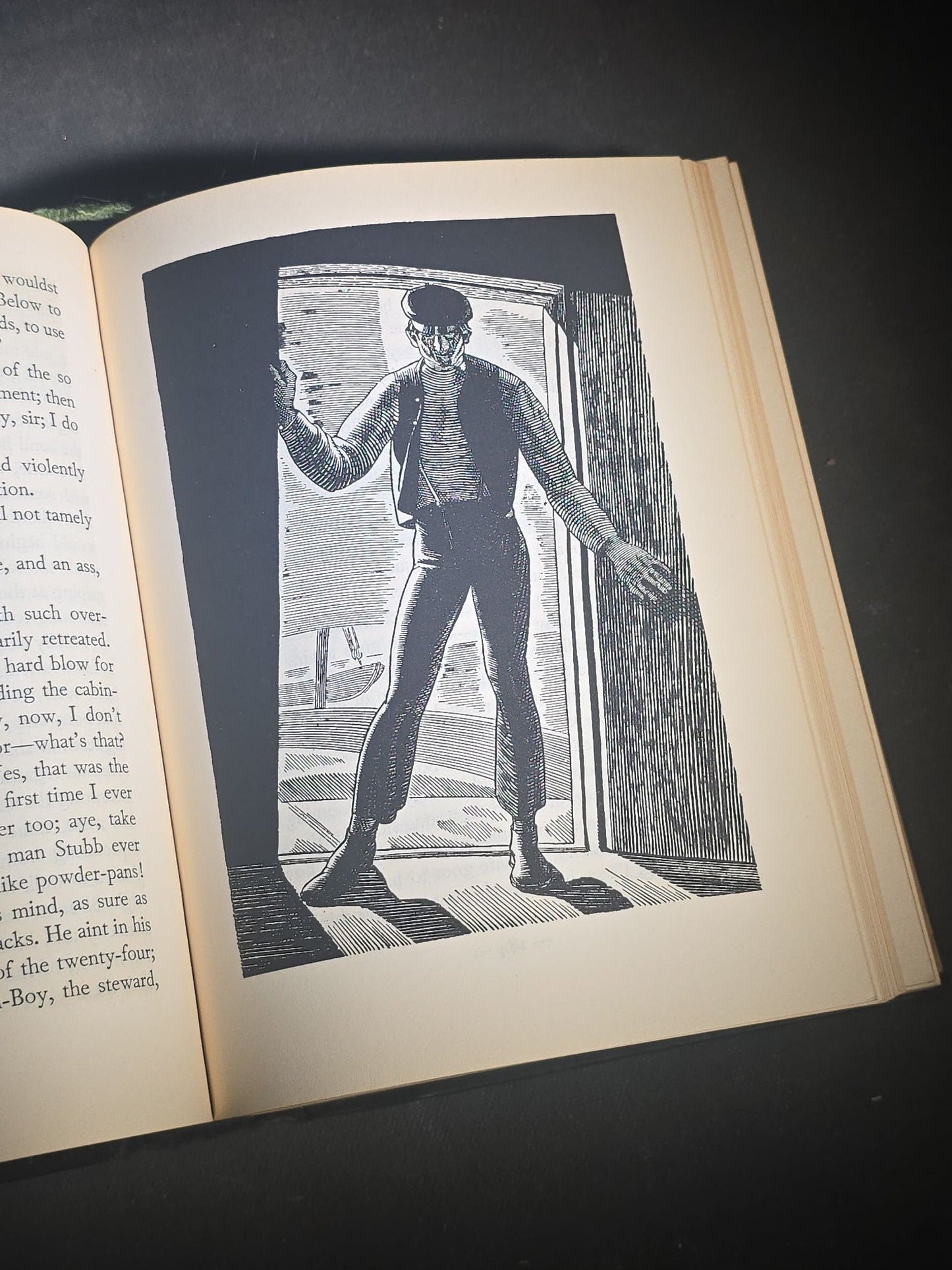 "Moby Dick or The Whale" Vintage Illustrated Novel by Herman Melville, Illustrated by Rockwell Kent, Published by Random House, New York, 1930