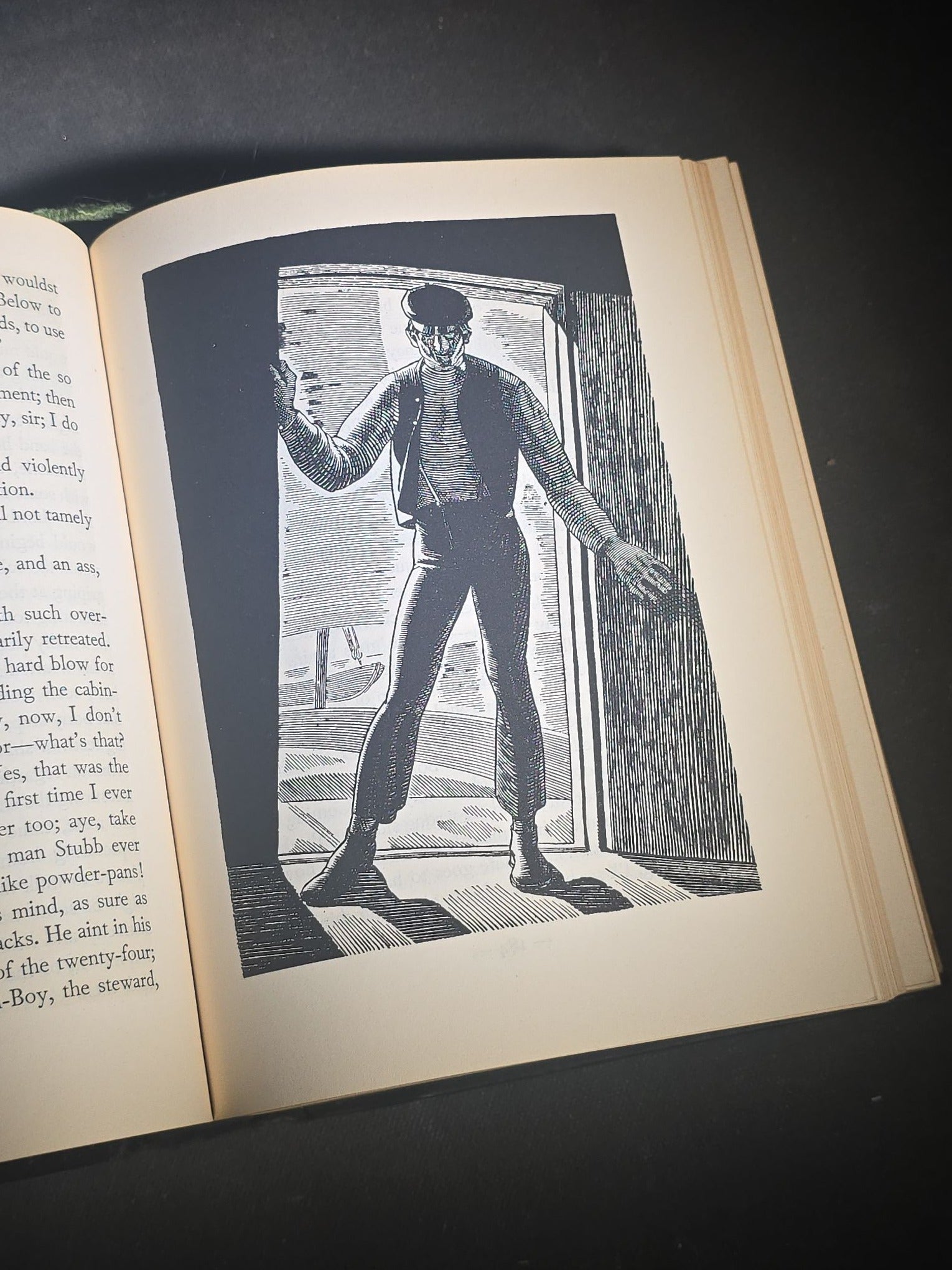 "Moby Dick or The Whale" Vintage Illustrated Novel by Herman Melville, Illustrated by Rockwell Kent, Published by Random House, New York, 1930