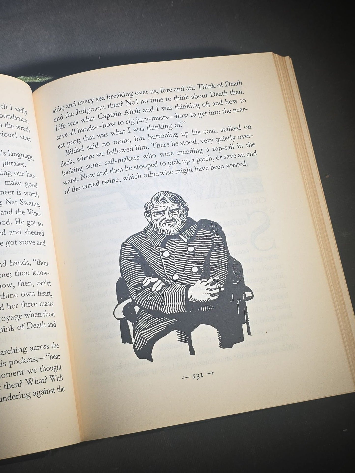 "Moby Dick or The Whale" Vintage Illustrated Novel by Herman Melville, Illustrated by Rockwell Kent, Published by Random House, New York, 1930