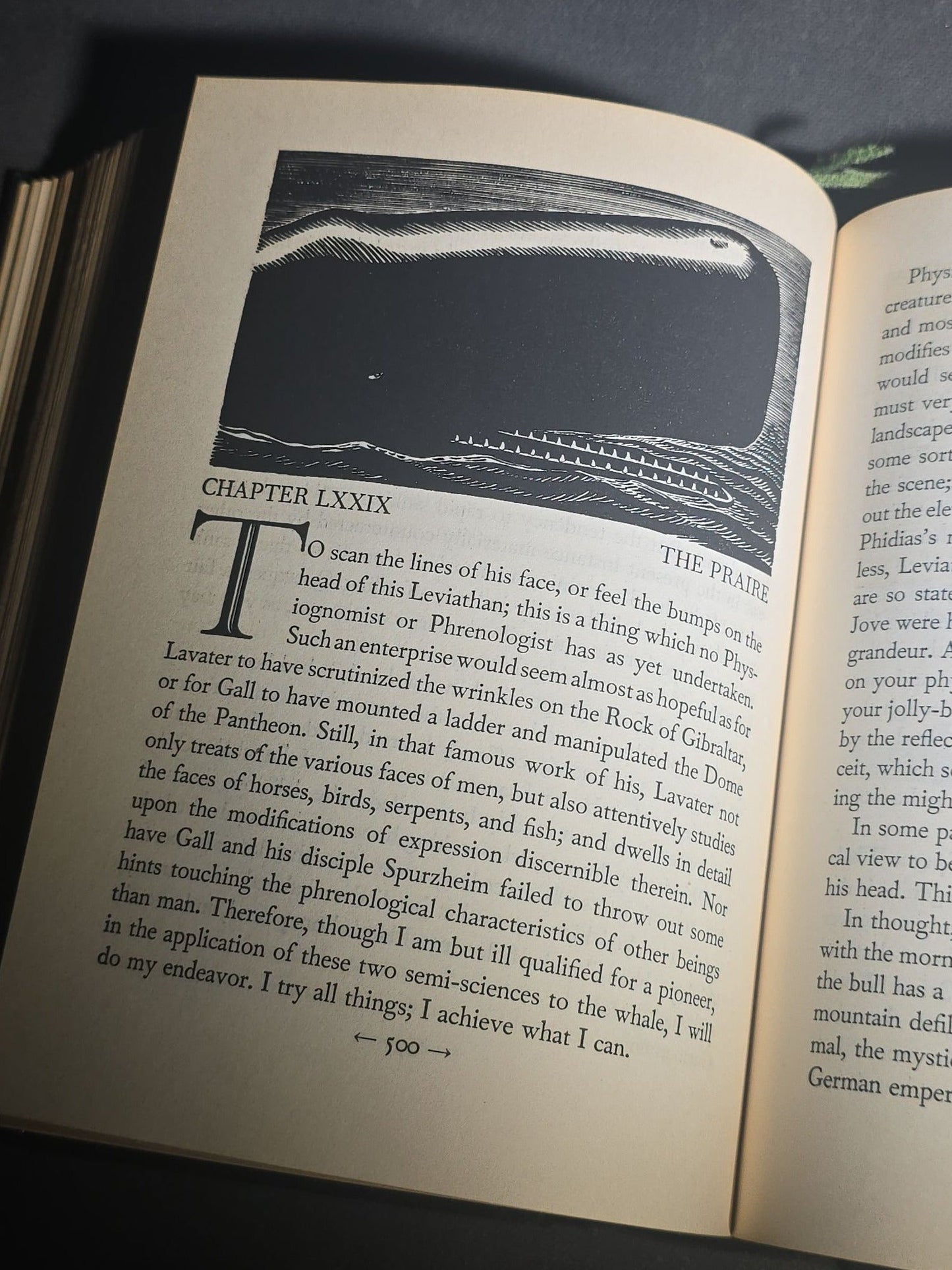 "Moby Dick or The Whale" Vintage Illustrated Novel by Herman Melville, Illustrated by Rockwell Kent, Published by Random House, New York, 1930