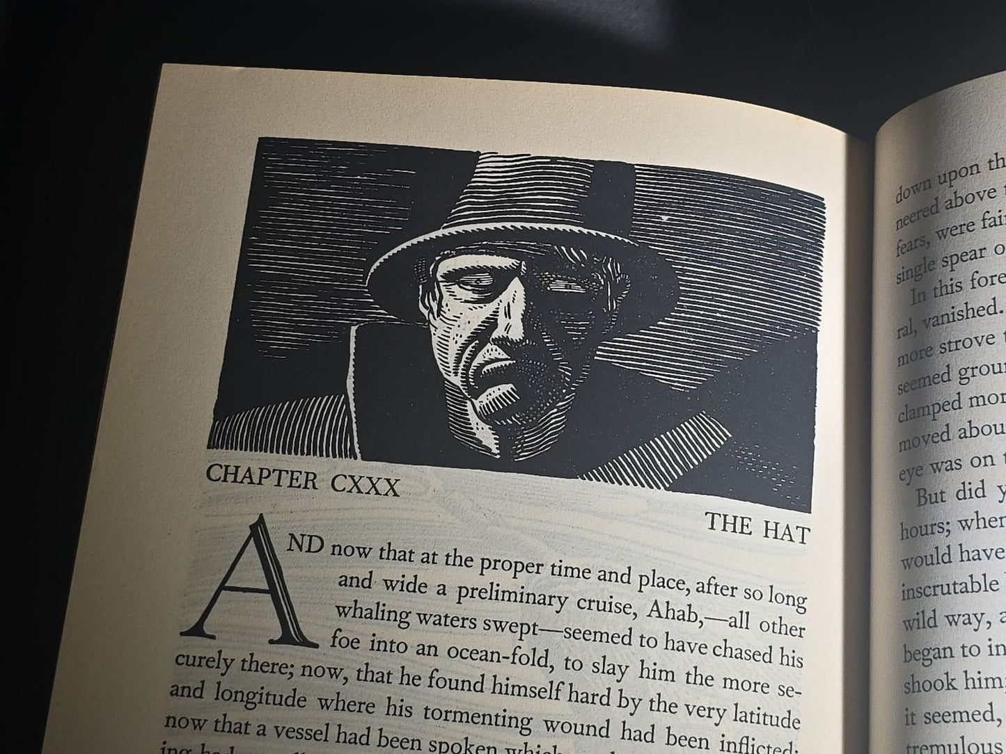 "Moby Dick or The Whale" Vintage Illustrated Novel by Herman Melville, Illustrated by Rockwell Kent, Published by Random House, New York, 1930