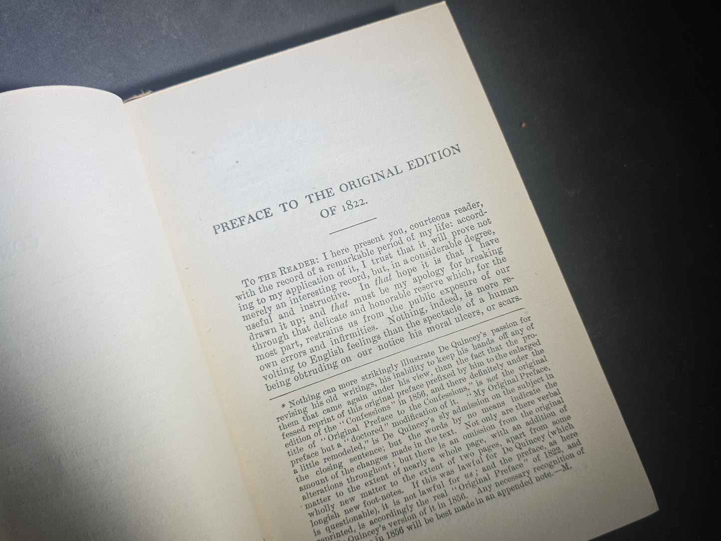 "Confessions of an English Opium-Eater and Selected Essays" Antique Book by Thomas De Quincey, Edited by David Masson, Cornell Series, Published by A. L. Burt Company, New York