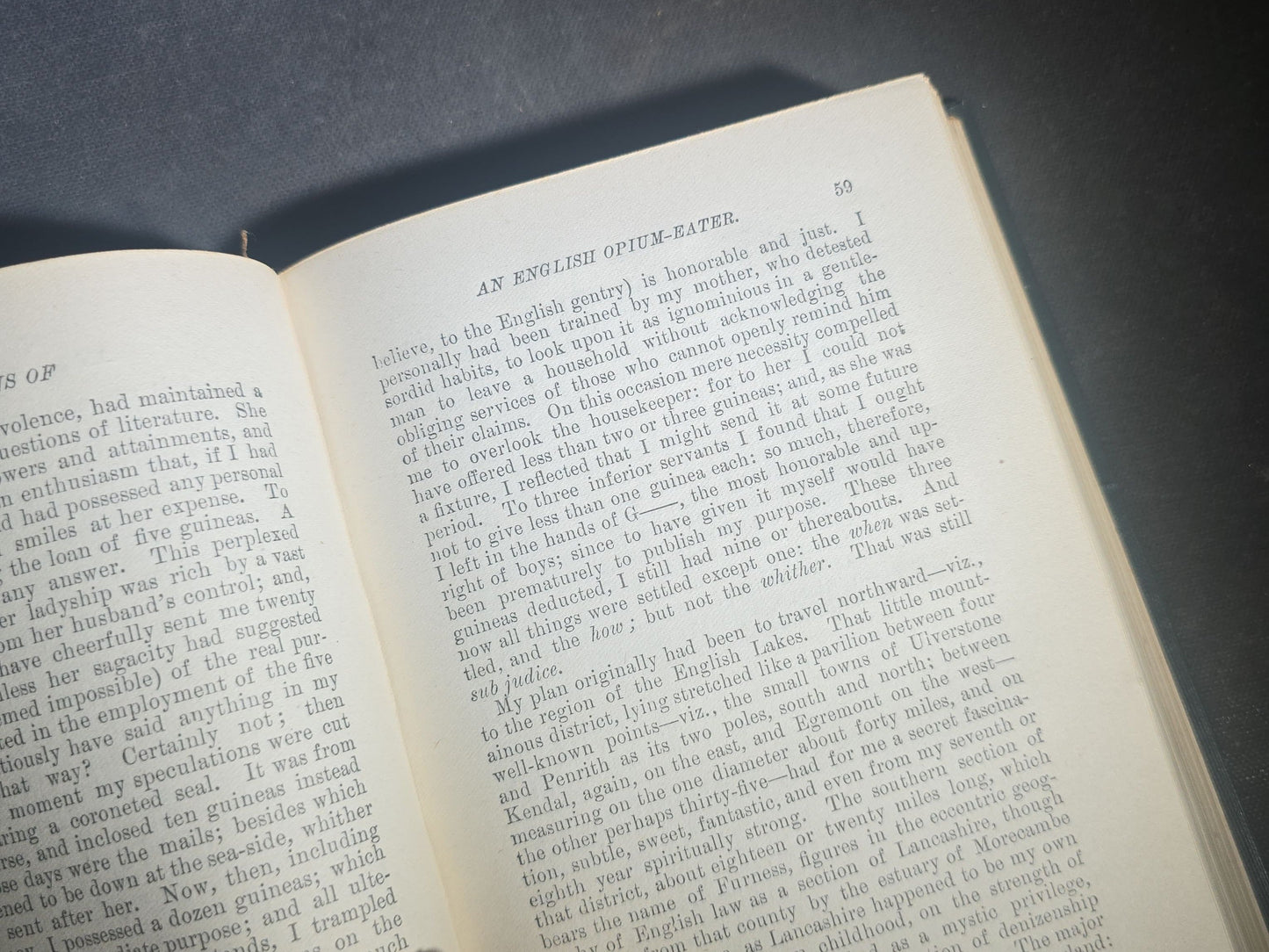 "Confessions of an English Opium-Eater and Selected Essays" Antique Book by Thomas De Quincey, Edited by David Masson, Cornell Series, Published by A. L. Burt Company, New York