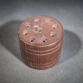 Lot 166 - Antique Turned Wood Pen or Drill Bit Holder with 9 Holes, 2-7/8" H