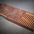 Lot 168 - Antique Wooden Sliding-Lid Pin Box with Compartmented Interior Containing Assorted Metal Pins