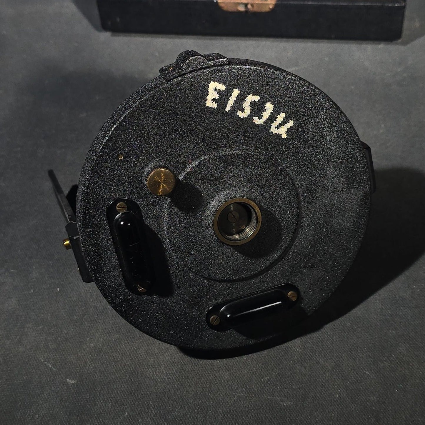 Vintage Keuffel & Esser Co. Surveying Compass with Sighting Vanes and Brass Tripod Fitting in Fitted Case