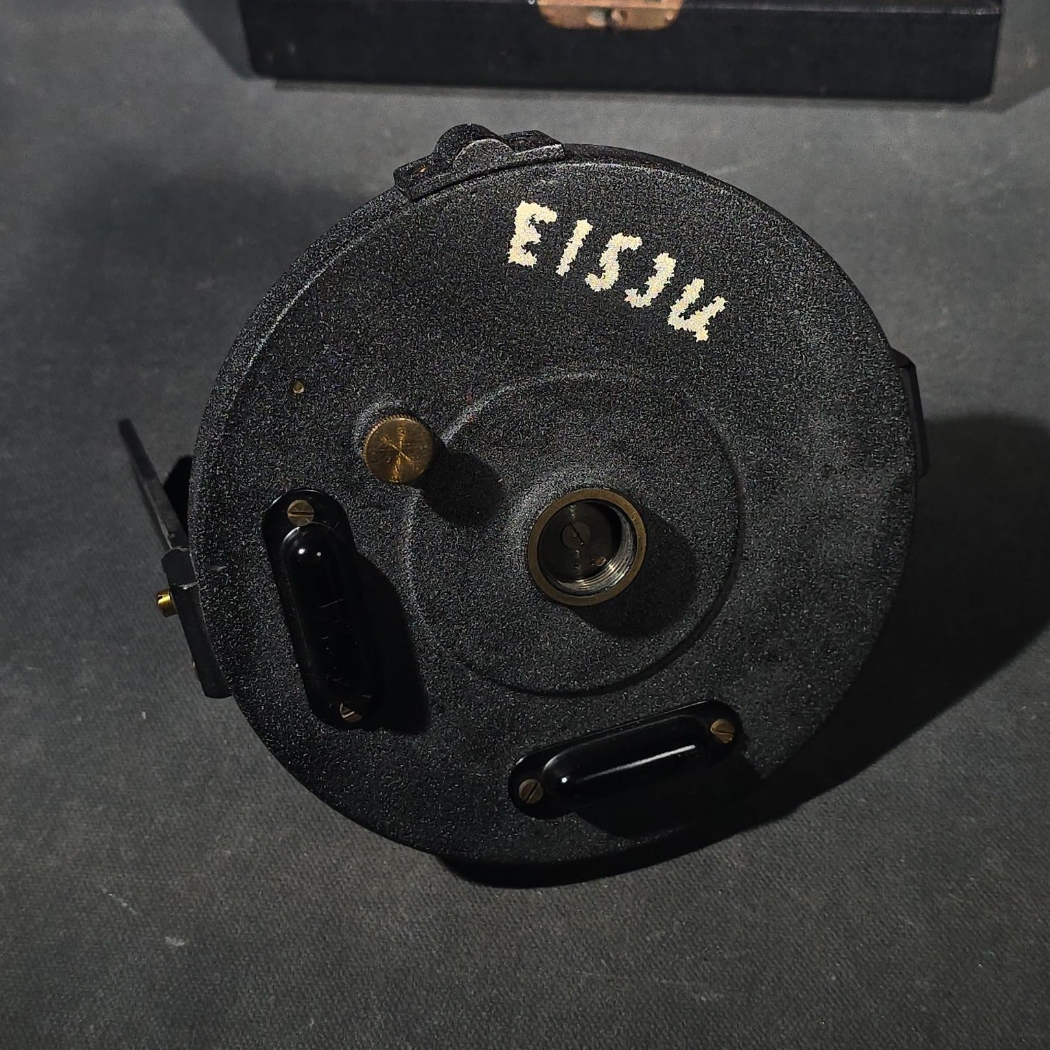 Vintage Keuffel & Esser Co. Surveying Compass with Sighting Vanes and Brass Tripod Fitting in Fitted Case