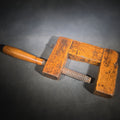 Lot 169 - Antique Wooden Screw Clamp with Turned Handle