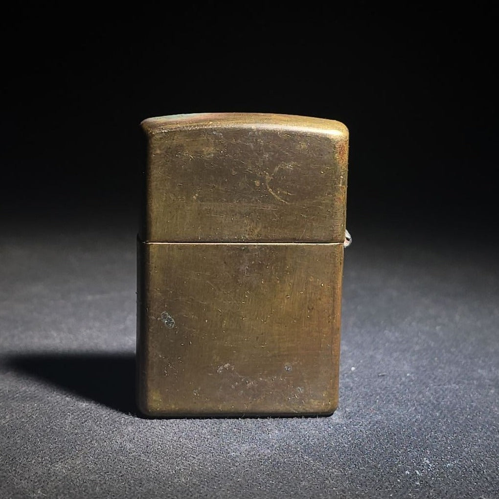 Vintage Zippo Brass Lighter with Eye of Providence / All-Seeing Eye Pyramid Design, 1996, Manufactured by Zippo Mfg. Co., Bradford, Pennsylvania