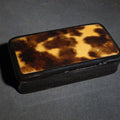 Lot 064 - Antique Victorian Tortoiseshell Snuff Box, 3-1/4" L