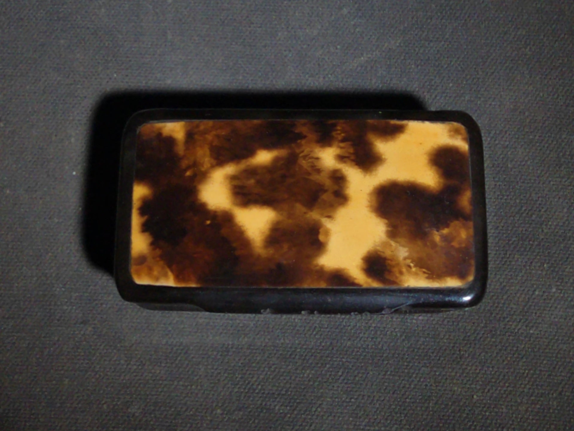 Antique Victorian Tortoiseshell Snuff Box