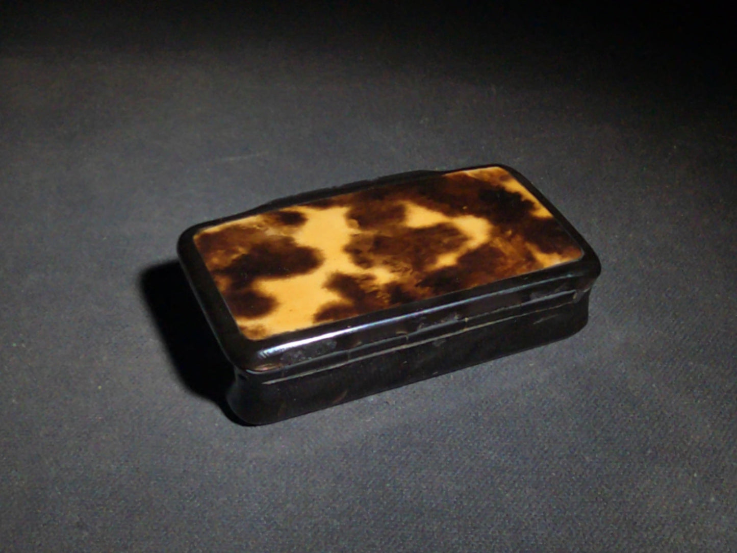Antique Victorian Tortoiseshell Snuff Box