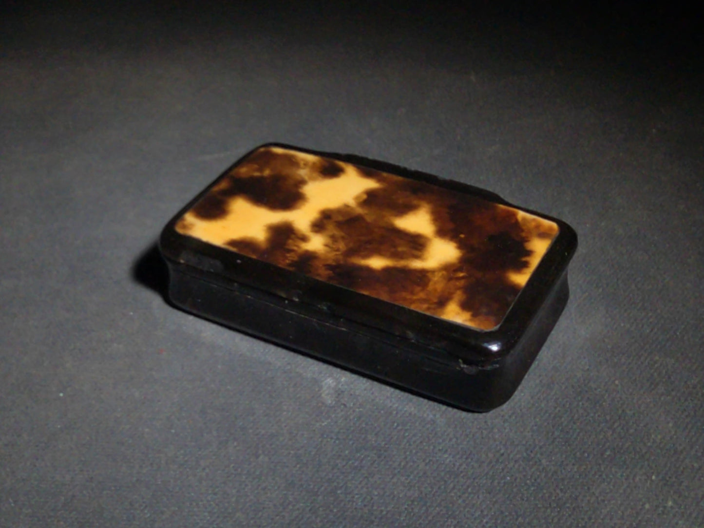 Antique Victorian Tortoiseshell Snuff Box