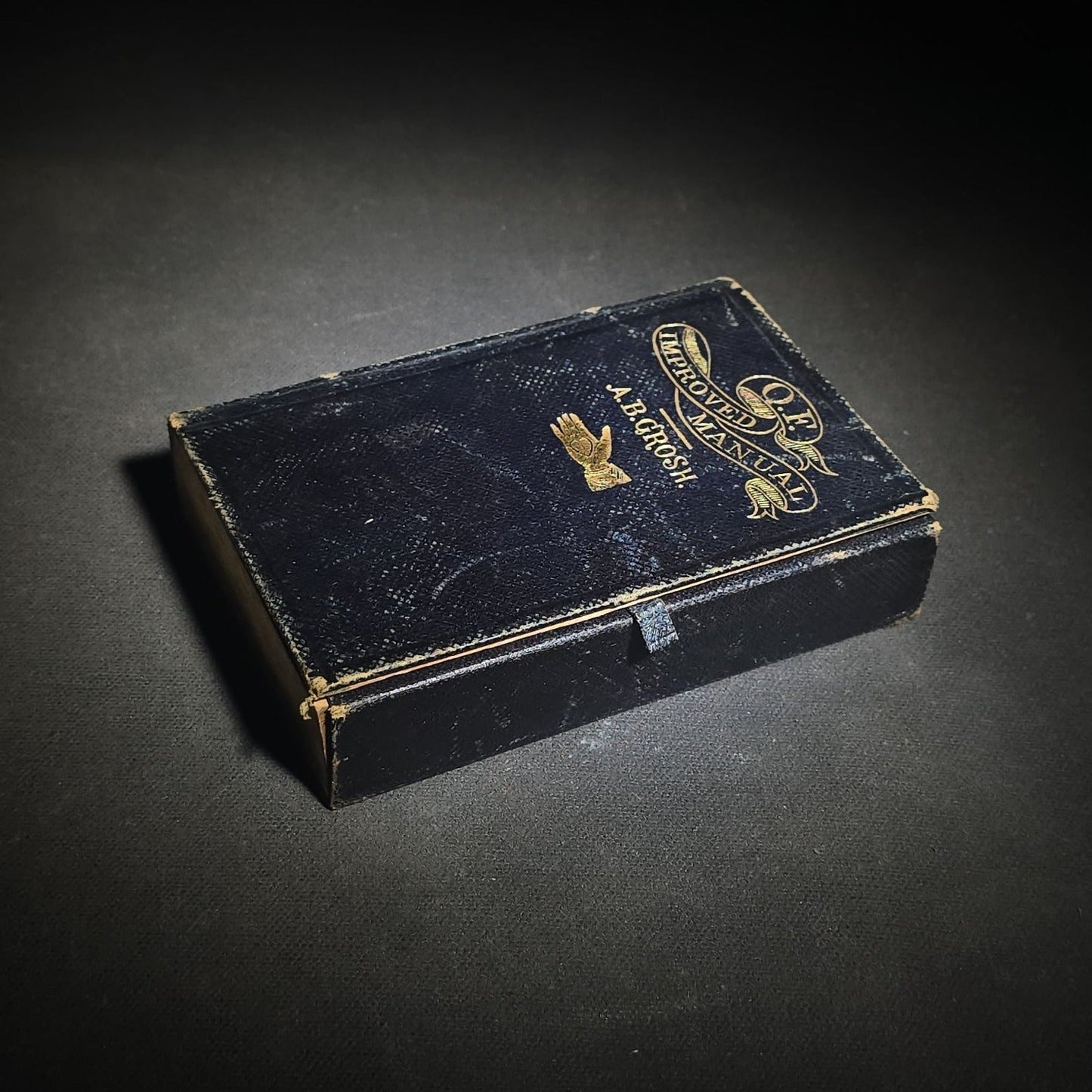 "The Odd-Fellow's Improved Pocket-Manual" Antique I.O.O.F. Fraternal Book by Rev. A. B. Grosh, with Engravings of Emblems and More, Published by Clark & Maynard, New York, 1874