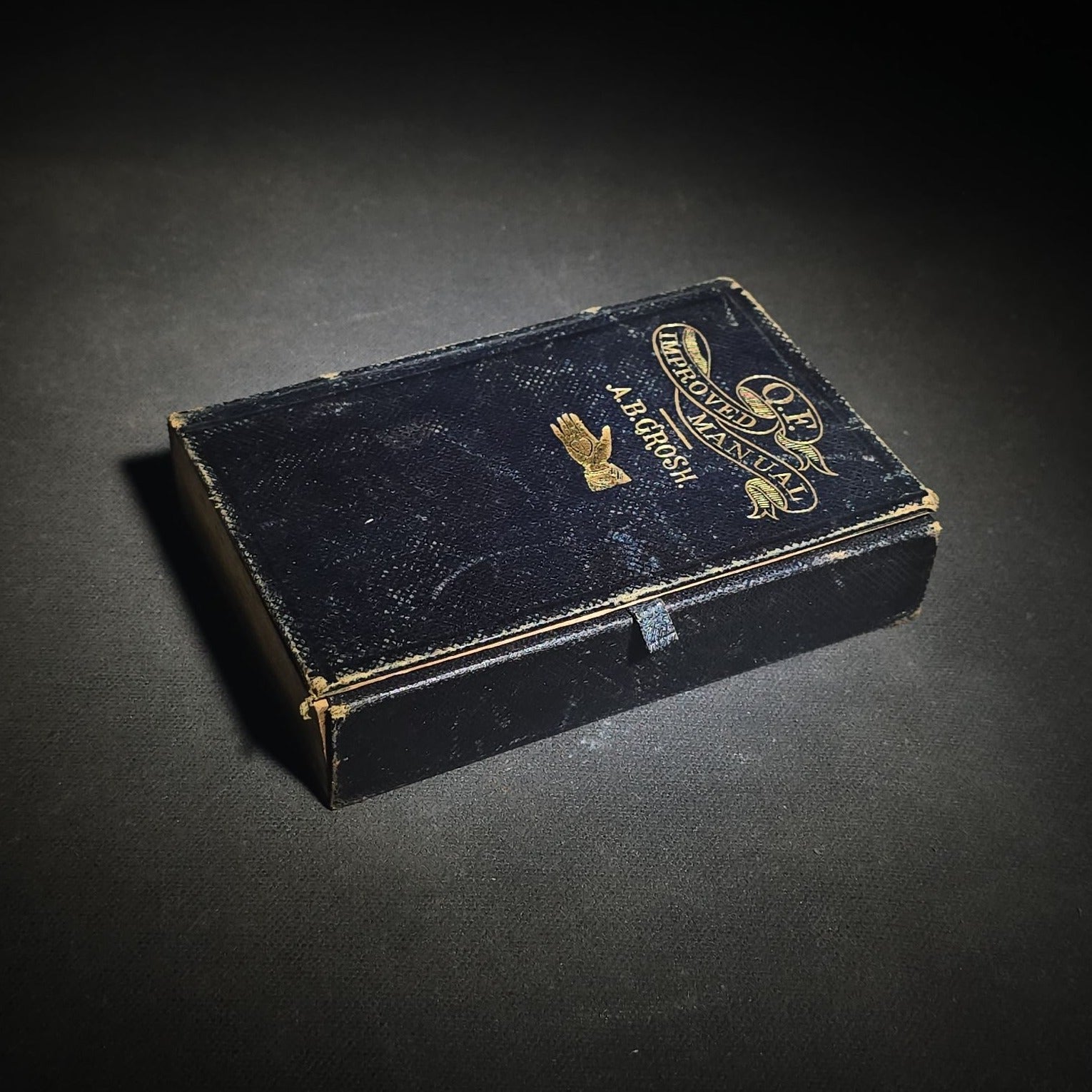 "The Odd-Fellow's Improved Pocket-Manual" Antique I.O.O.F. Fraternal Book by Rev. A. B. Grosh, with Engravings of Emblems and More, Published by Clark & Maynard, New York, 1874