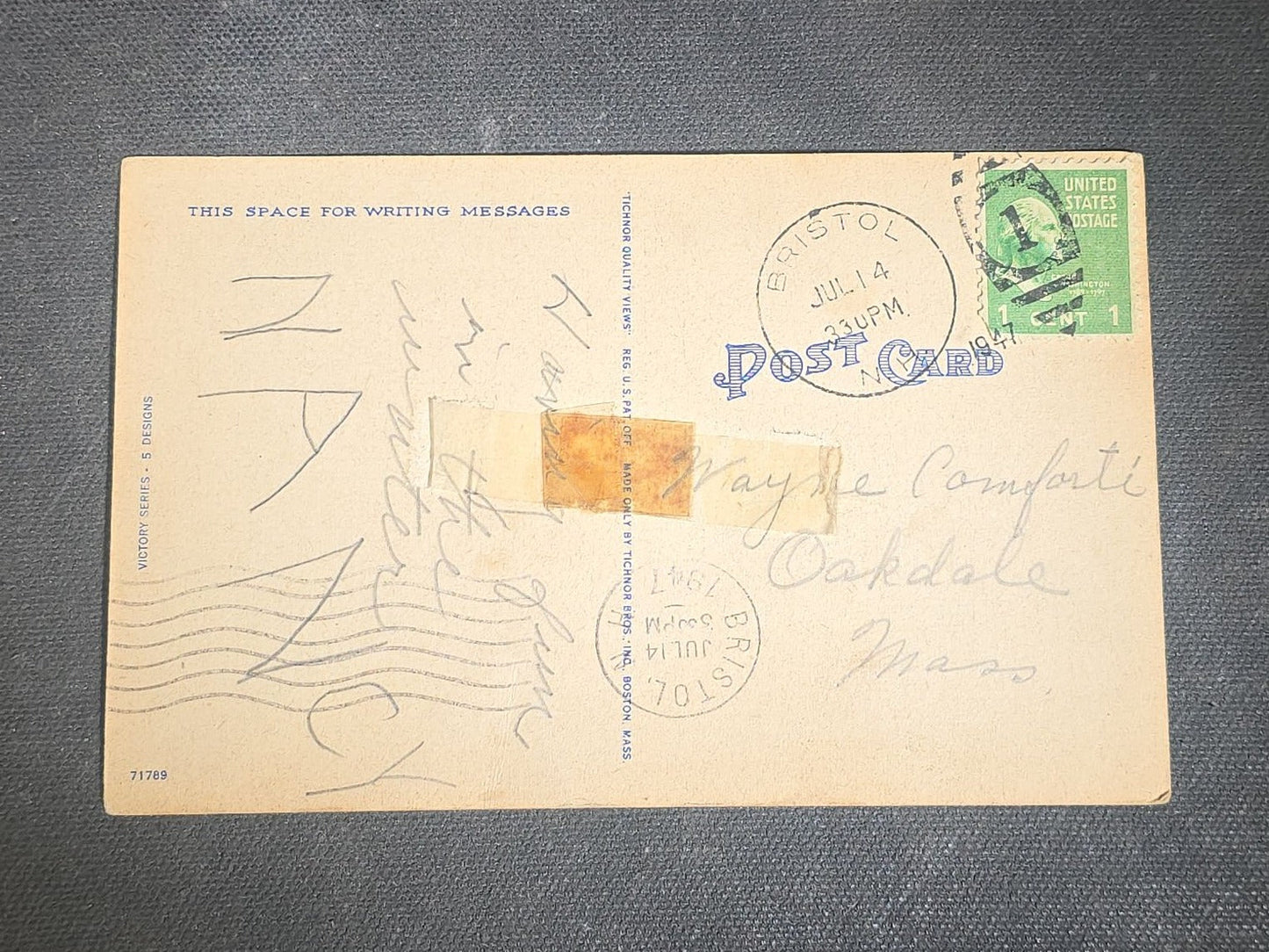 Grouping of 10 Antique and Vintage Military and Patriotic Postcards including WWI French Prisoner of War R.P.P.C. from Meschede, Germany, Winston Churchill WWII Portrait, Grant's Tomb, and City Hall Subway Station, New York