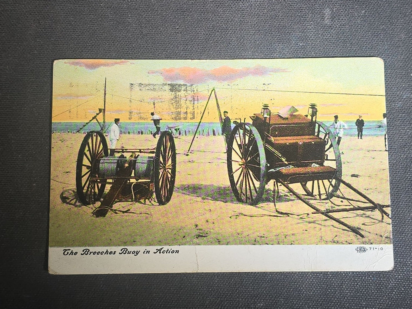 Grouping of 10 Antique and Vintage Military and Patriotic Postcards including WWI French Prisoner of War R.P.P.C. from Meschede, Germany, Winston Churchill WWII Portrait, Grant's Tomb, and City Hall Subway Station, New York