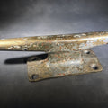 Lot 048 - Vintage Bronze Boat Dock Cleat with Layers of Old Paint, 15" L