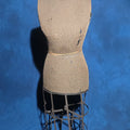 Lot 199 - Antique Dress Form with Metal Skirt Cage, Manufactured by Acme Form Company, Includes Stand (Not Pictured), 52" H