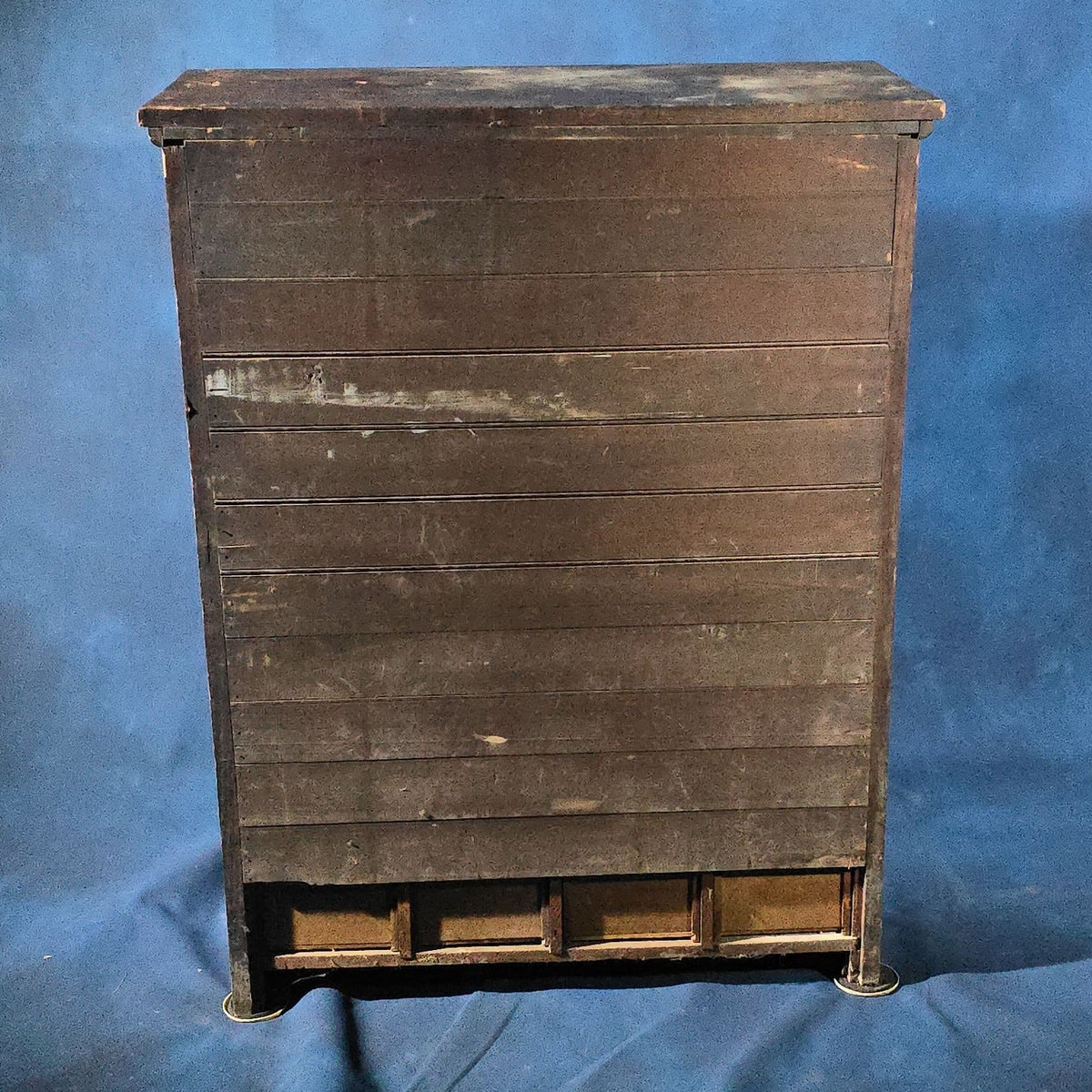 Antique Multi-Drawer Apothecary-Style Storage Cabinet