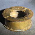 Lot 063 - Vintage WWII-Era Trench Art Brass Shell Casing Ashtray with Removable Top, 4-1/4" W