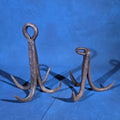 Lot 175 - Pair of Antique Iron Grappling Hooks