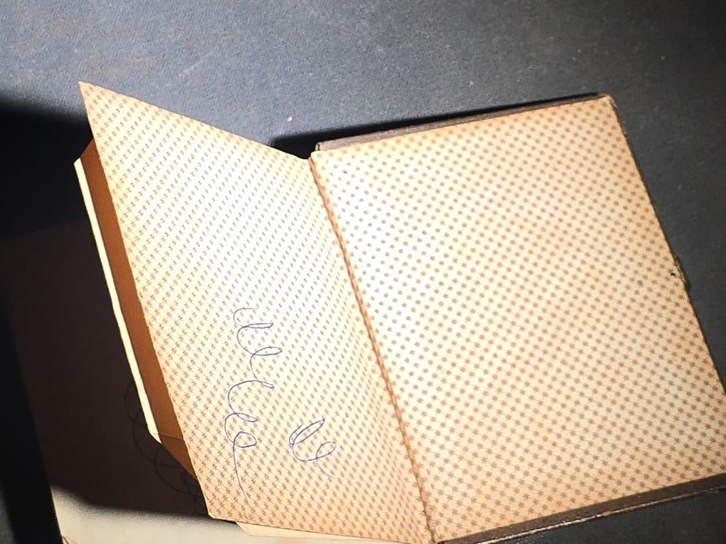 Antique Portrait Photo Album Containing Seven Tintype Photographs and Four C.D.V. Photographs, Embossed Leather Binding