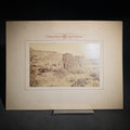 Lot 068 - Antique Board-Mounted Albumen Photograph No. 158, "Ancient Ruins in the Canon of the Mancos," Ancestral Pueblo Stone Ruins, Photographed by William Henry Jackson, U.S. Geological and Geographical Survey of the Territories, F.V. Hayden, 1880
