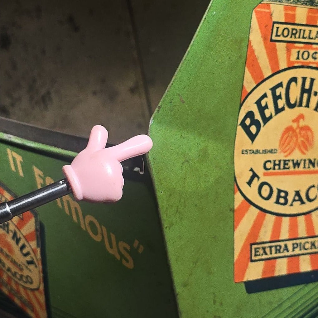 Antique Lorillard's Beech-Nut Chewing Tobacco Tin Lithograph Advertising Counter Display Bin, "Quality Made It Famous," "We Keep It Fresh"