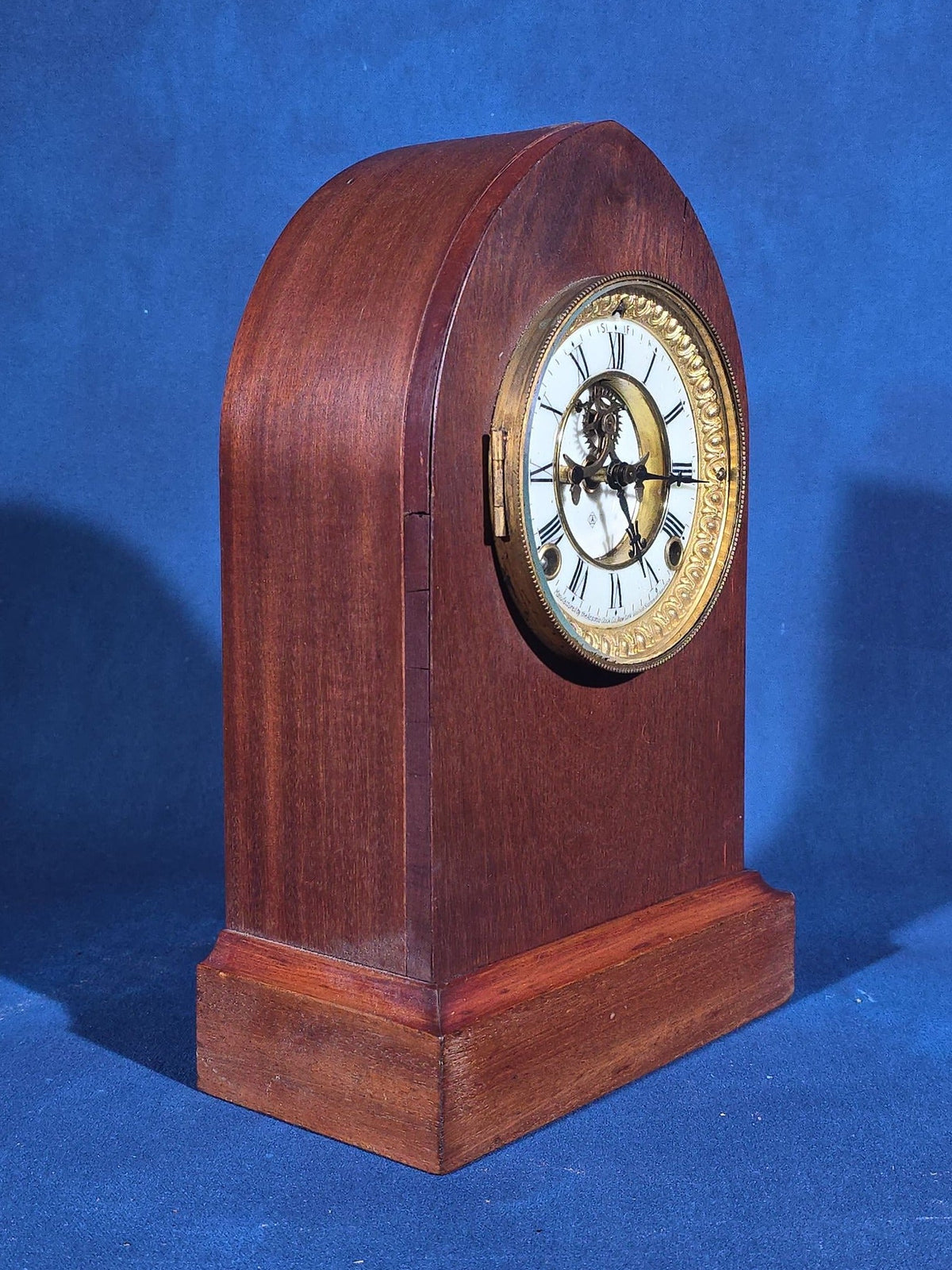 Antique Ansonia Clock Co. "Henley" Eight-Day Strike Mantel Clock with Open Escapement
