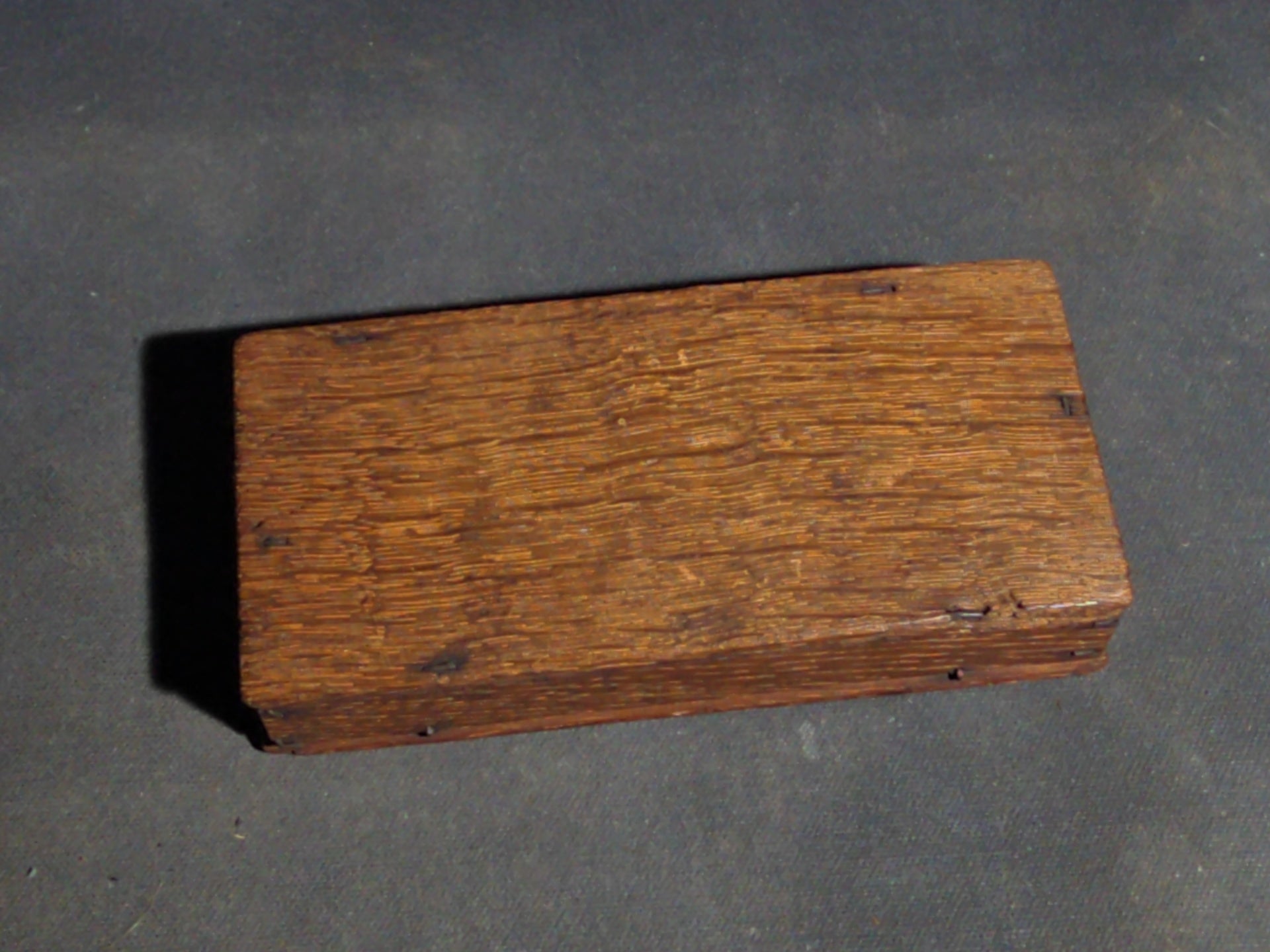 Grouping of Four Vintage Wood Boxes including Two Japanese Lidded Round Boxes with Mount Fuji Landscapes and Japanese Coaster Set, and Antique English Coin Balance Box with Currency Table