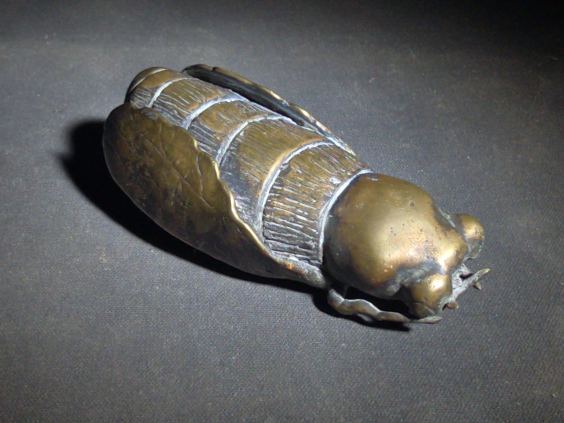 Vintage Bronze Fly Sculpture, Signed Arthur Hacker