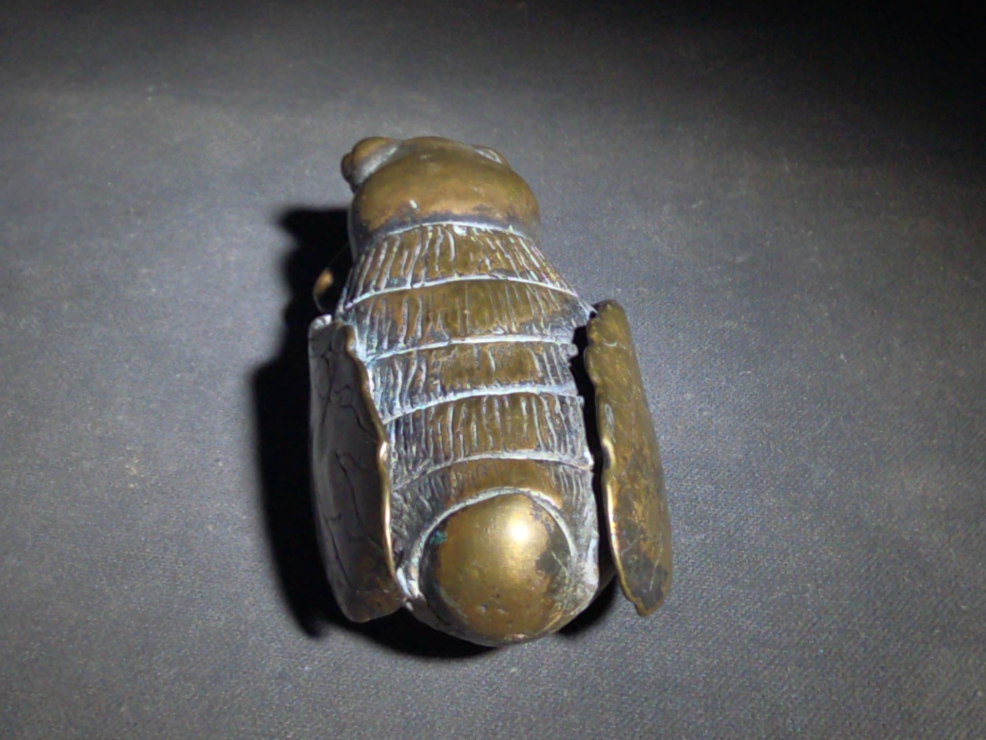 Vintage Bronze Fly Sculpture, Signed Arthur Hacker