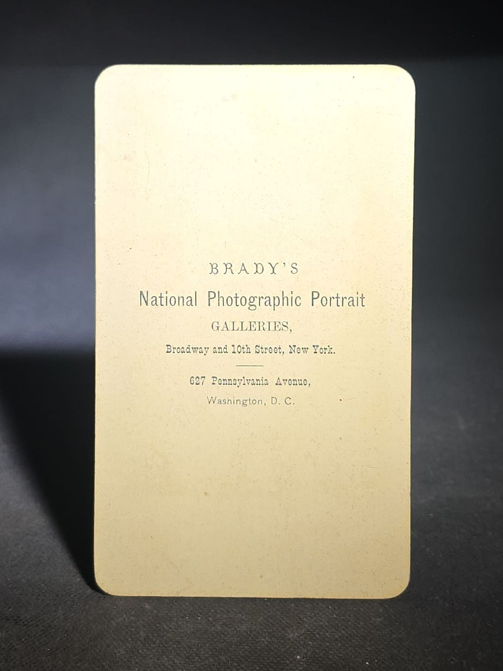 Antique Carte De Visite C.D.V. Photograph of Grand Duke Alexis of Russia, Photographed by Mathew B. Brady, Brady's National Photographic Portrait Galleries, 1871