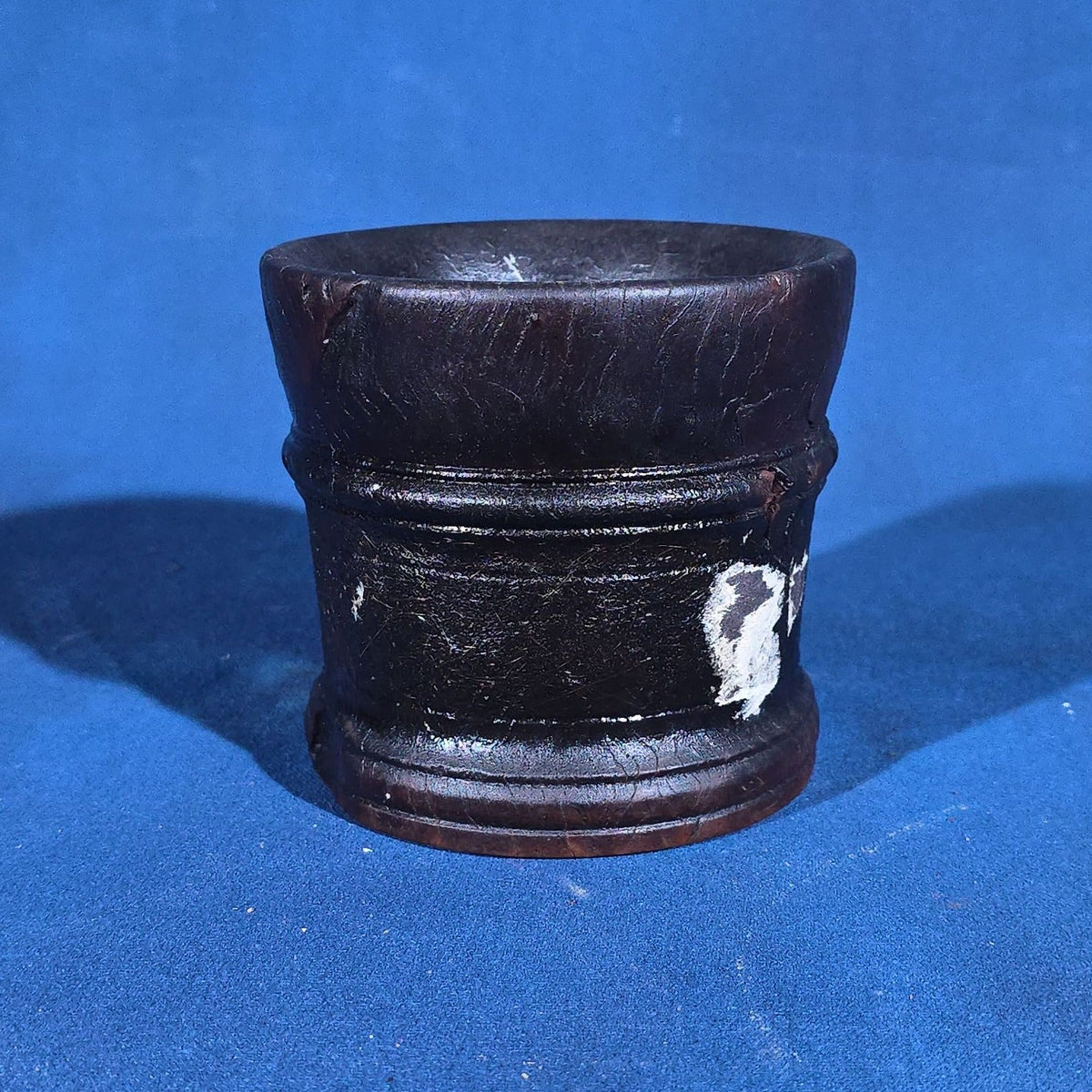 Antique Turned Wood Mortar