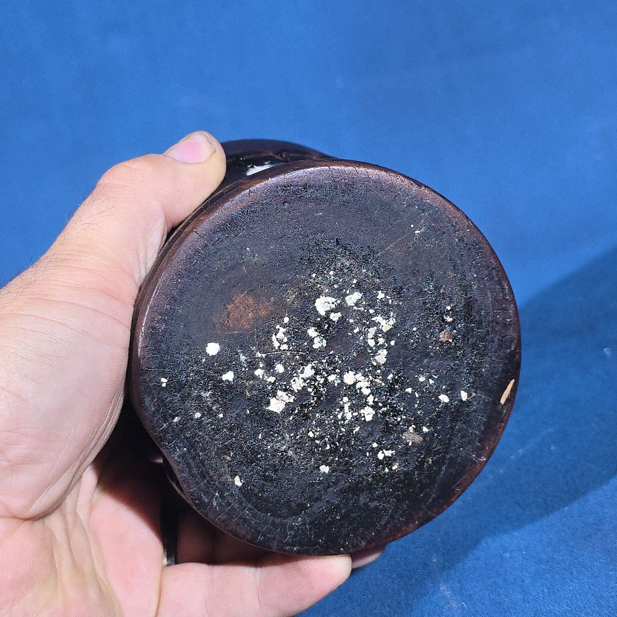 Antique Turned Wood Mortar