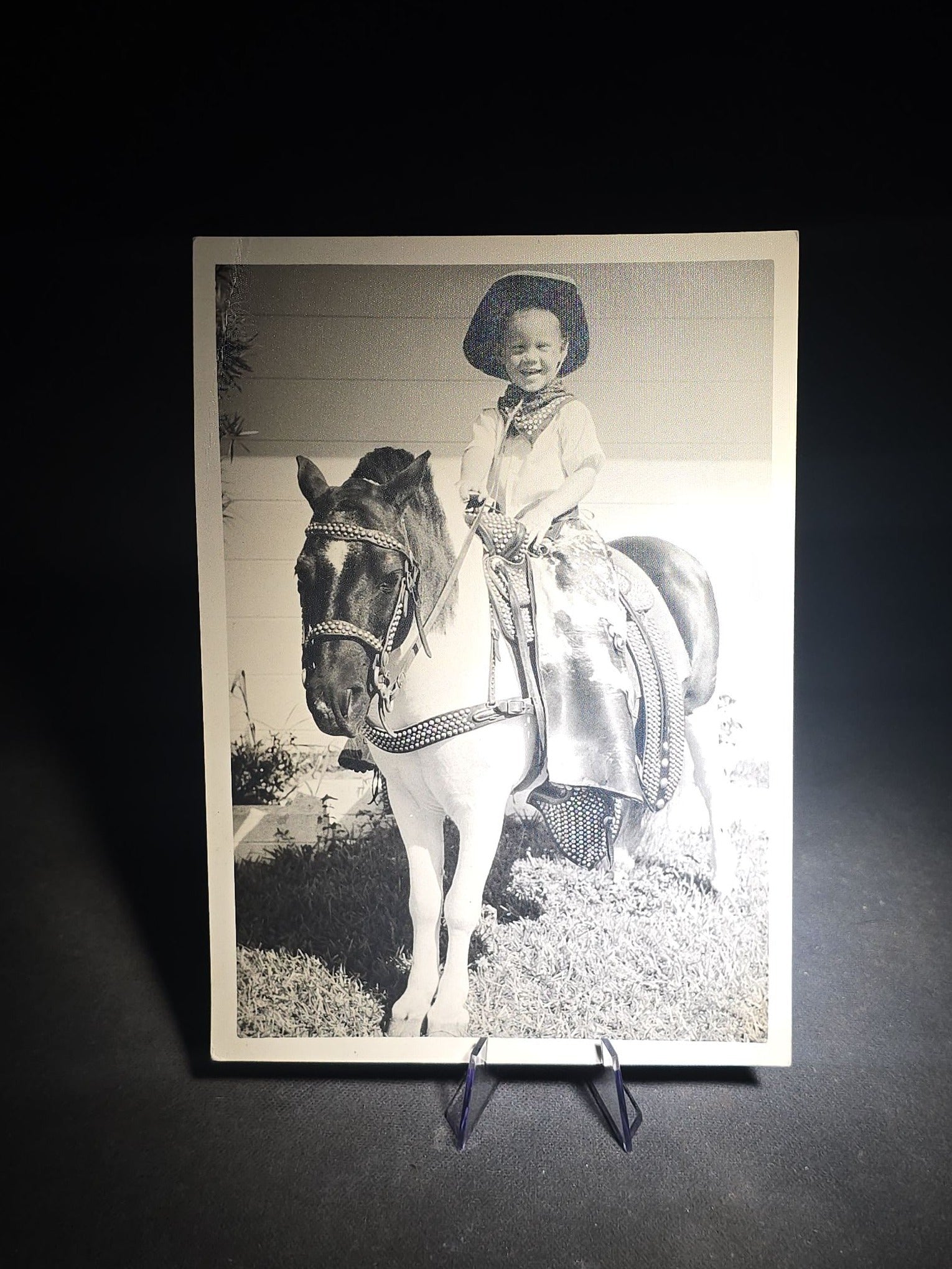 Grouping of 12 Antique and Vintage Photographs including Crescent Moon Snapshot, Rock Formation C.D.V., Child with Doll Cabinet Card by Schloeder, and Girl with Hoop Cabinet Card by Neale, Tremont, New York