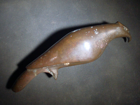 Vintage Egyptian Revival Copper Falcon Figure